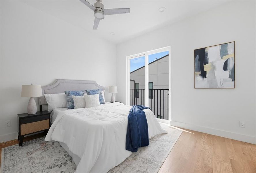 Furnished interior view inside a new home in , Dallas (Image 5).