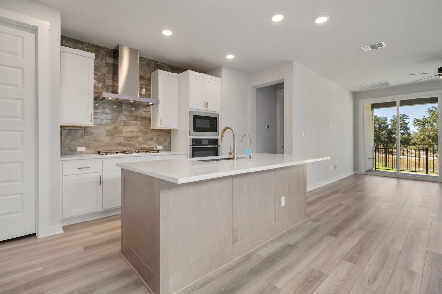 Furnished interior view inside a new home in Lariat, Liberty Hill (Image 6).