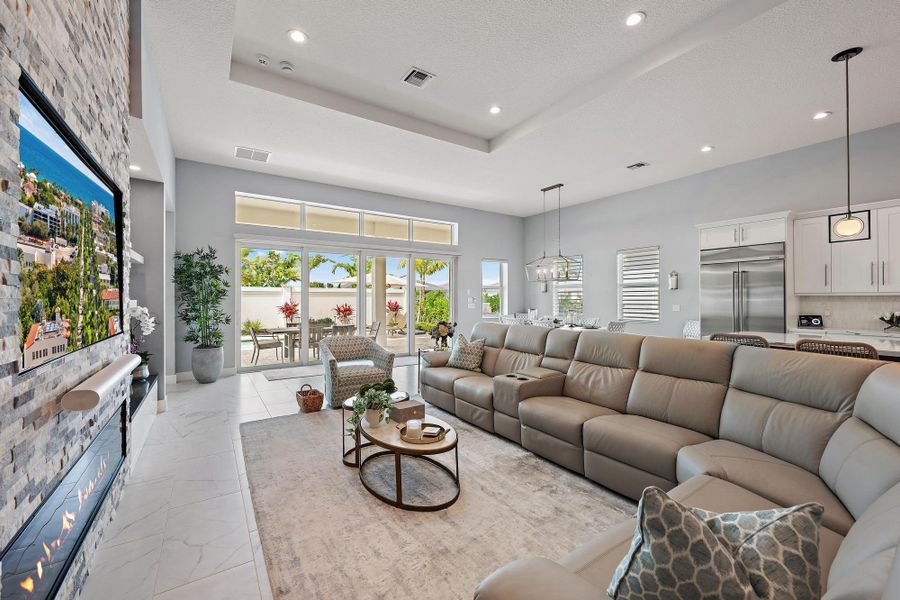 Furnished interior view inside a new home in , Palm Beach Gardens (Image 7).