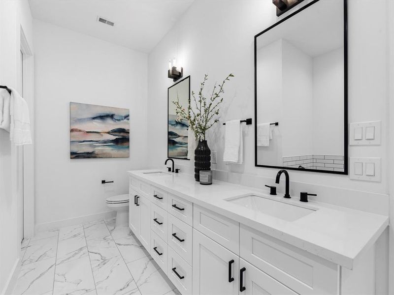 Furnished interior view inside a new home in Allura At Val Verde, Houston (Image 15).