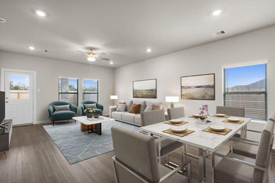 Furnished interior view inside a new home in Creekhaven, Rosharon (Image 6).