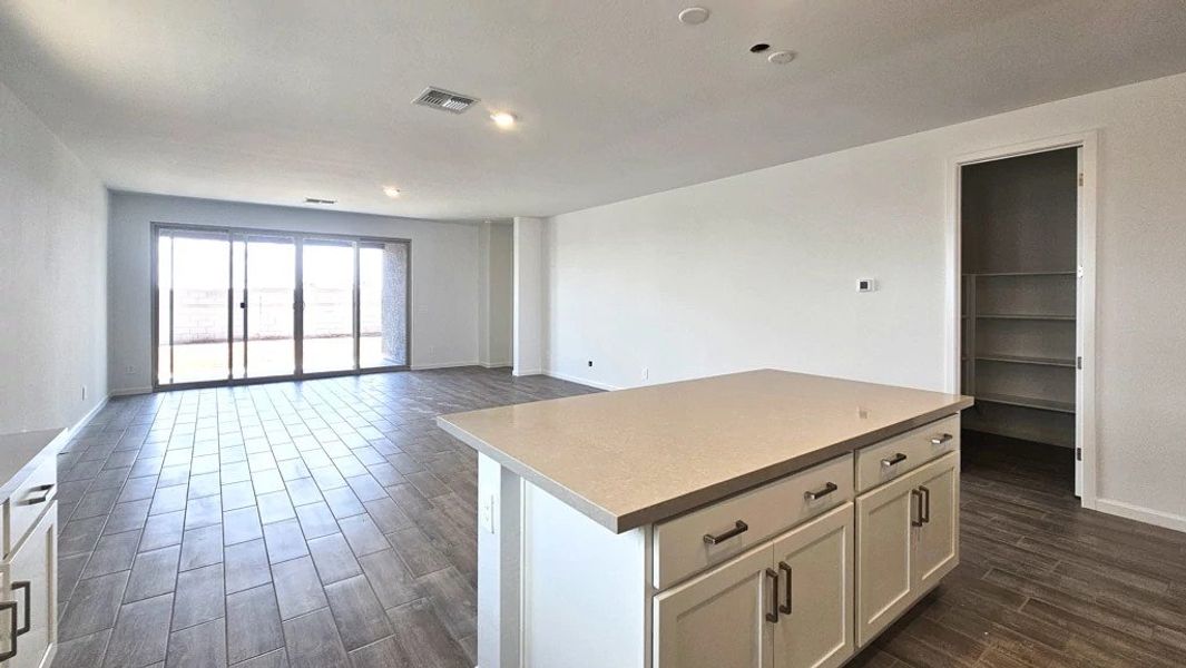Kitchen and great room