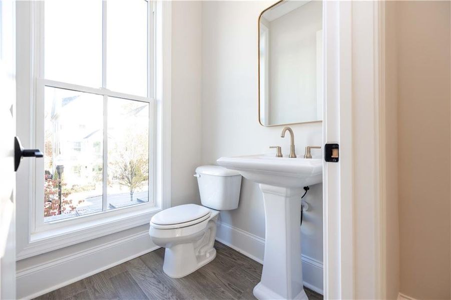Furnished interior view inside a new home in Byers Park, Alpharetta (Image 20).