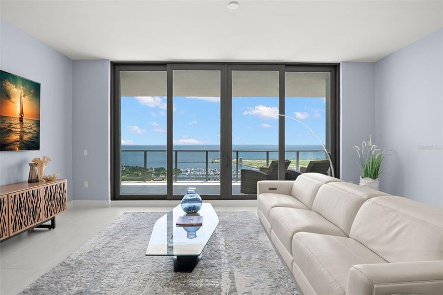 Furnished interior view inside a new home in , St. Petersburg (Image 8).