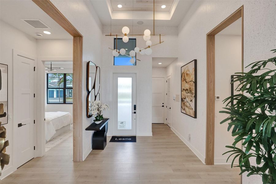 Furnished interior view inside a new home in Esprit at Avenir, Palm Beach Gardens (Image 44).