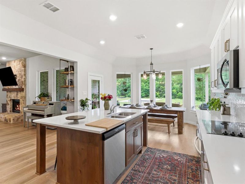 Well-appointed kitchen designed for both everyday use and entertaining with functional layout and storage.