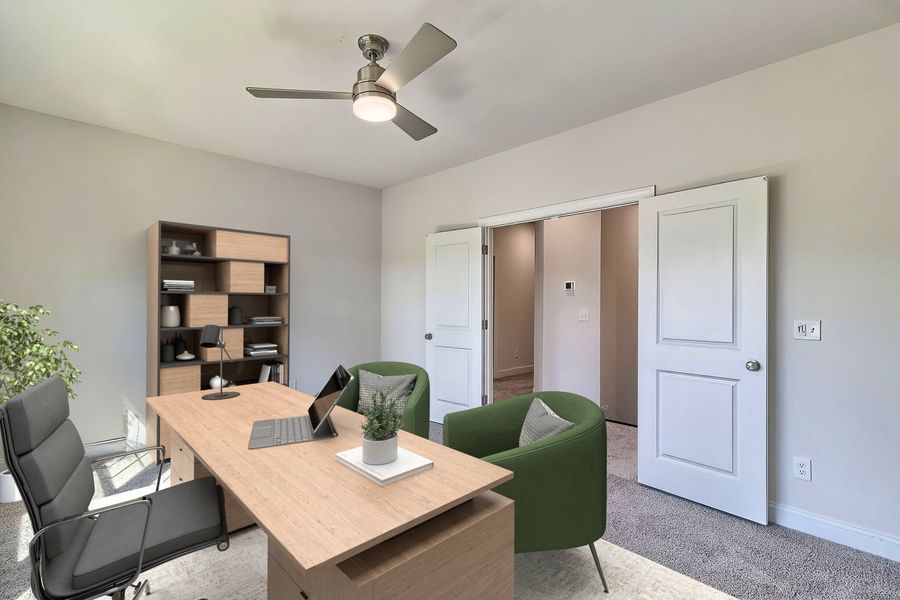 Representative furnished interior of a home built from the The Mia by Stanley Martin Homes in Parkers Summit, Greer (Image 7).