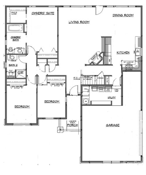 2D floor plan layout of this home in , Morganton, NC (Image 3).