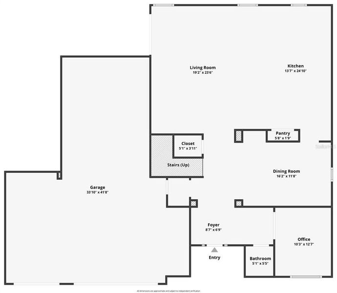 2D floor plan layout of this home in , Mount Dora, FL (Image 2).