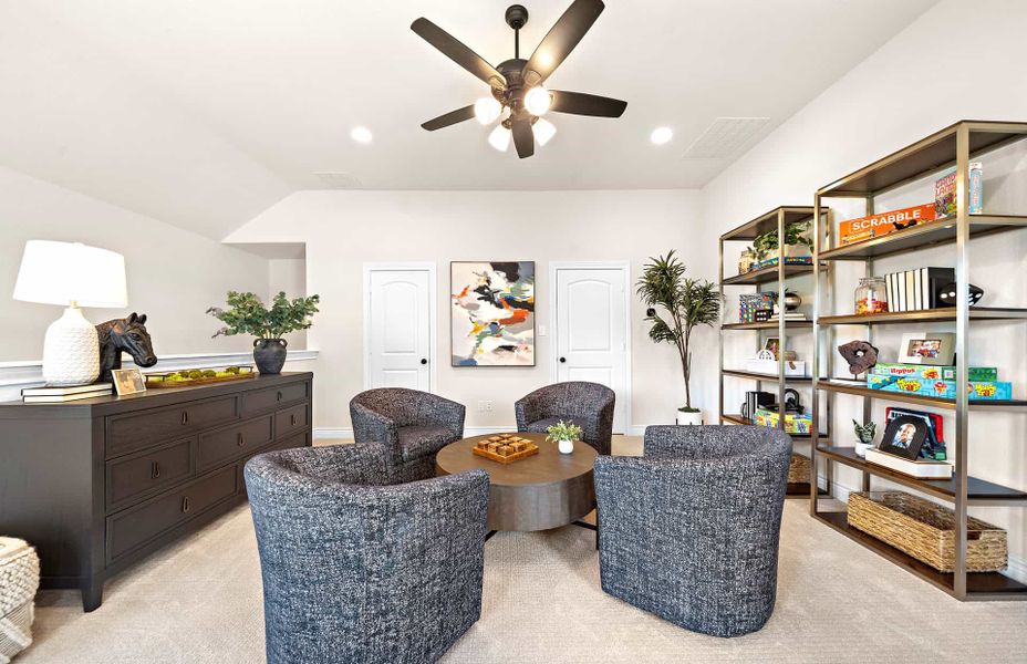 Representative furnished interior of a home built from the 3546 by Ravenna Homes in Cross Creek West, Fulshear (Image 35). Representative furnished interior of a home built from the 3546 by Ravenna Homes in Cross Creek West, Fulshear (Image 35).