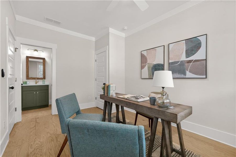 Furnished interior view inside a new home in , Scottdale (Image 32).