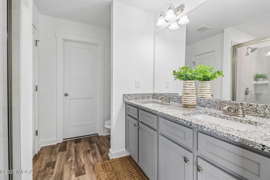 Furnished interior view inside a new home in Robins Estates, Warner Robins (Image 32).