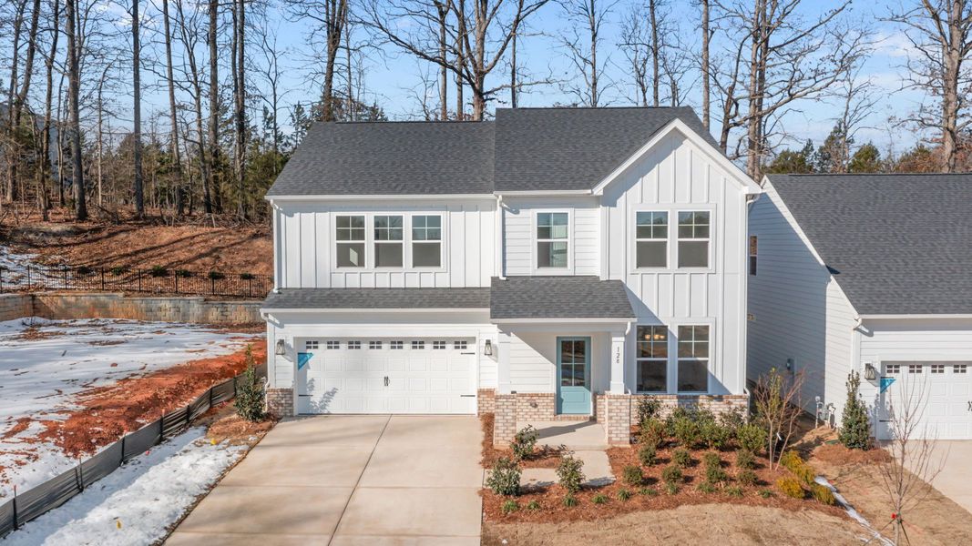 The Burton Plan in Farms at Bellingham by DRB Homes in Charlotte NC