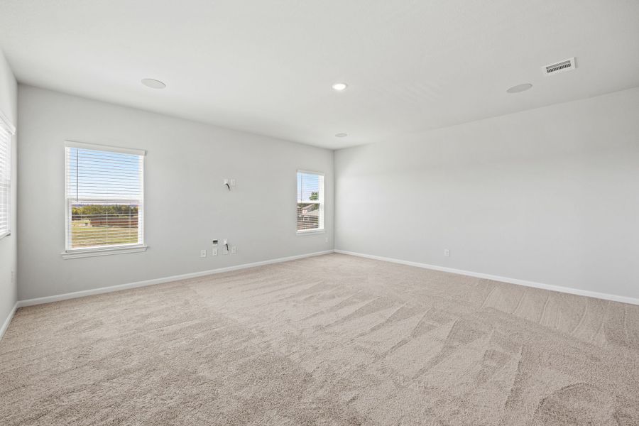 Representative unfurnished interior of a home built from the Janie by Cambridge Homes in Lake Park, Rowlett (Image 36).