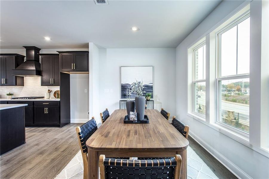 Furnished interior view inside a new home in Towne Village at Suwanee Dam, Sugar Hill (Image 8).