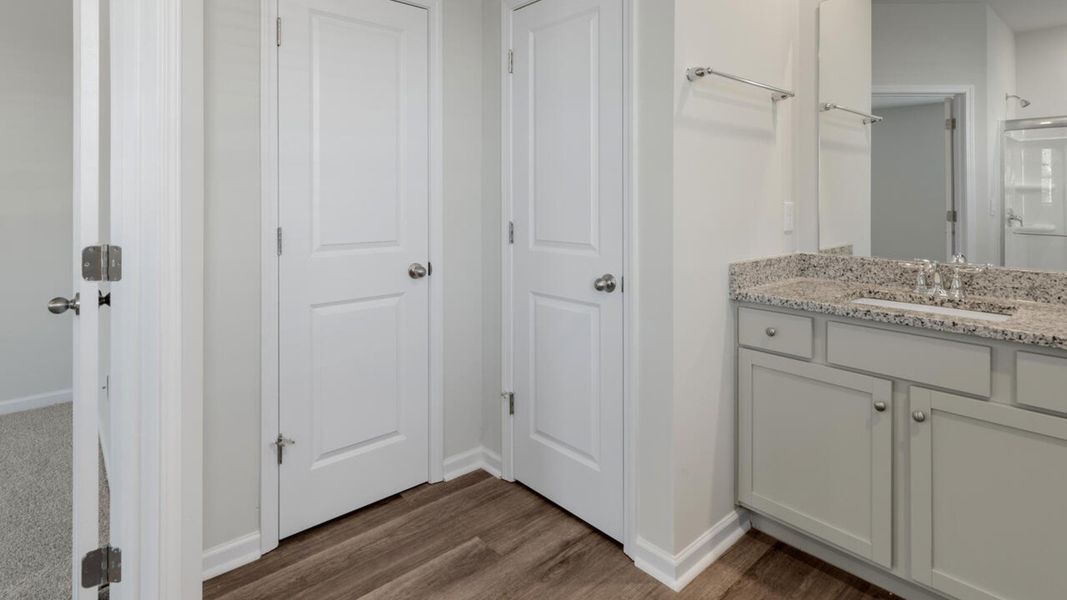 Furnished interior view inside a new home in The Preserve at Tidewater, Sneads Ferry (Image 11).