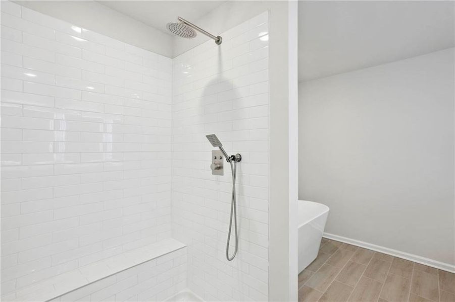 Close-up of interior finishes inside a home in The Enclave Townhomes, Hampton (Image 10).