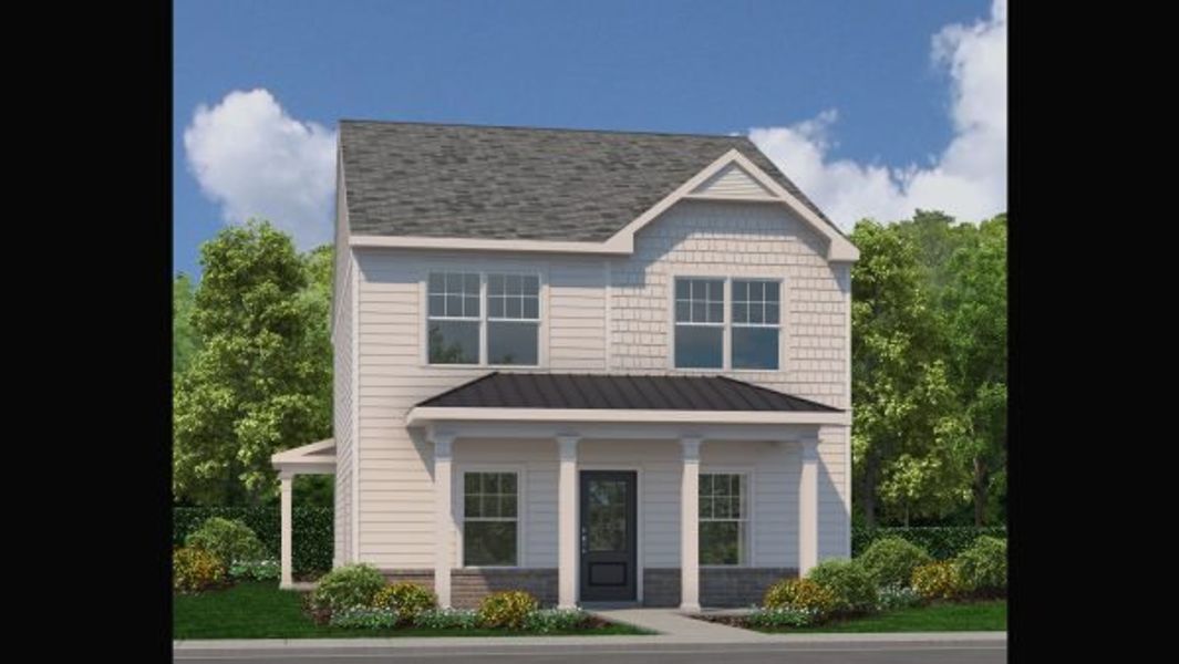 Representative exterior photo of a completed home built from the Whiteside by Piedmont Residential in Magnolia Trace, Flowery Branch, GA (Image 5).