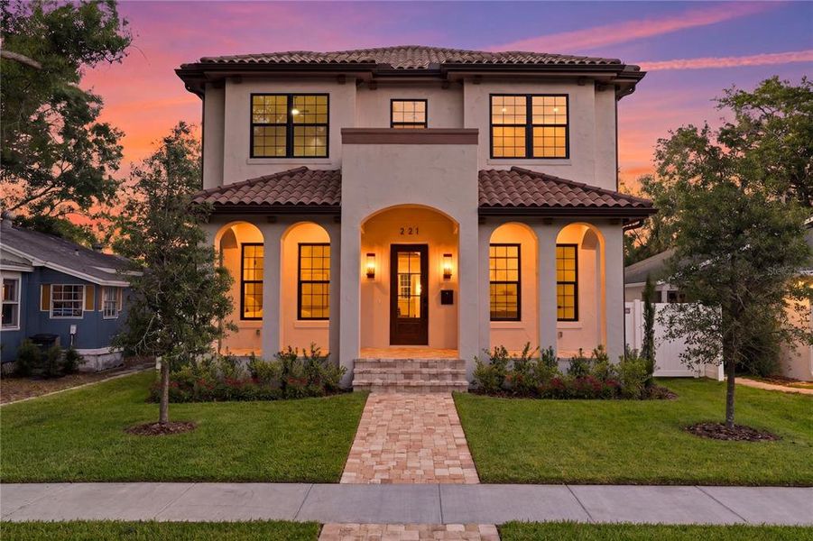 Front exterior of a new home in , St. Petersburg, FL, highlighting curb appeal (Image 26).