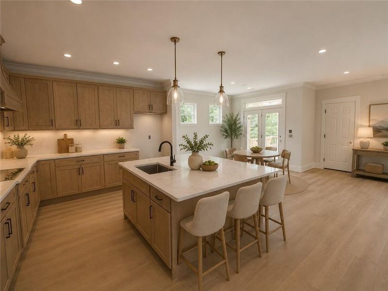 Furnished interior view inside a new home in Marble Tree, Ball Ground (Image 6).