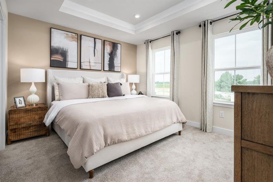 Representative furnished interior of a home built from the Bruckner Quick Move In by Ryan Homes in Stowe Branch Townhomes, Charlotte (Image 21). Representative furnished interior of a home built from the Bruckner Quick Move In by Ryan Homes in Stowe Branch Townhomes, Charlotte (Image 21).
