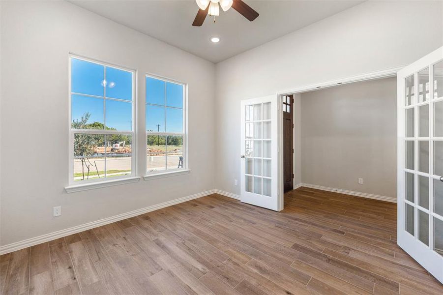 Spacious, unfurnished interior of a new home in Covenant Park, Springtown (Image 26). Spacious, unfurnished interior of a new home in Covenant Park, Springtown (Image 26).