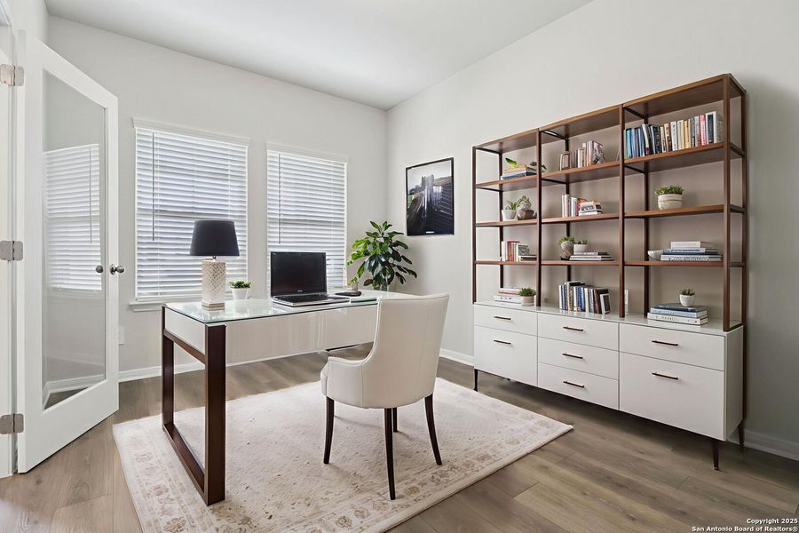Furnished interior view inside a new home in Royal Crest, San Antonio (Image 5). Furnished interior view inside a new home in Royal Crest, San Antonio (Image 5).