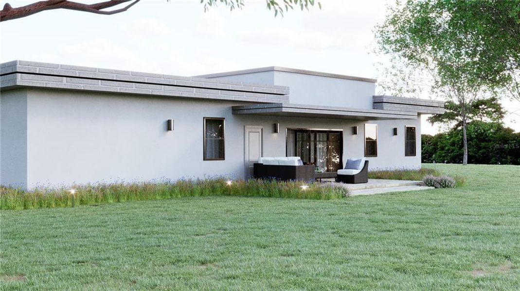 Exterior details and patio area of a home in , Ocala (Image 3).