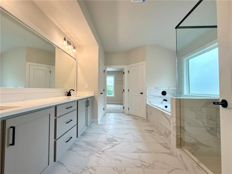 Furnished interior view inside a new home in , Hoschton (Image 7).