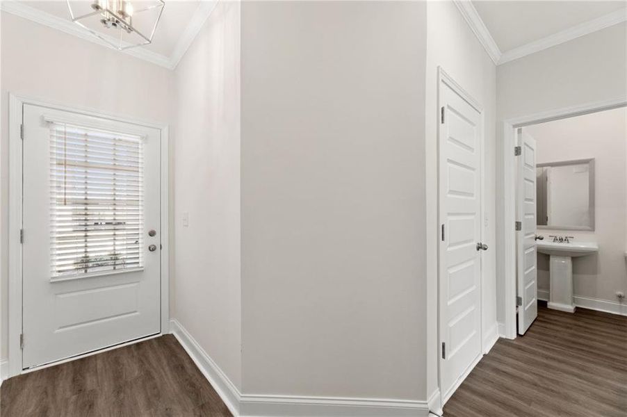 Spacious, unfurnished interior of a new home in Mulberry Summit, Flowery Branch (Image 15). Spacious, unfurnished interior of a new home in Mulberry Summit, Flowery Branch (Image 15).