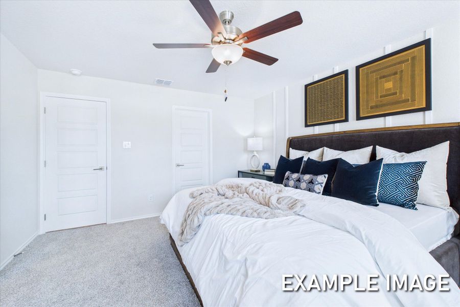 Representative furnished interior of a home built from the The Gillian C by Davidson Homes LLC in Buffalo Way Villas, Houston (Image 17).