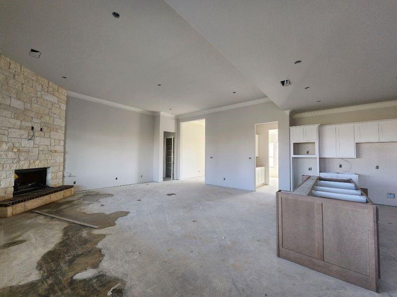 In-progress construction of a new home in Rocky Top, Krum, TX (Image 3). In-progress construction of a new home in Rocky Top, Krum, TX (Image 3).