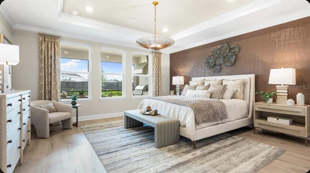 Furnished interior view inside a new home in Coasterra Community Group Page, Palmetto (Image 4).