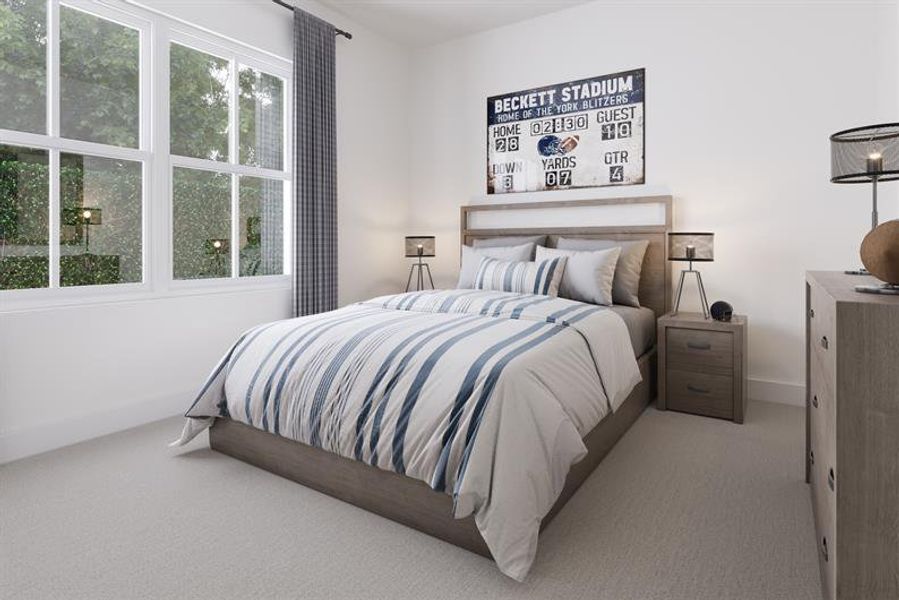 Furnished interior view inside a new home in Silver Oaks, Port St. Lucie (Image 8).