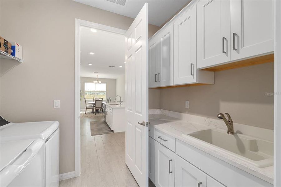 Furnished interior view inside a new home in , Ocala (Image 51).