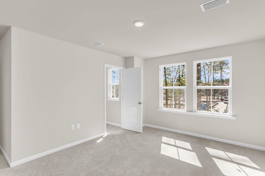 Spacious, unfurnished interior of a new home in Windward Village, Summerville (Image 25). Spacious, unfurnished interior of a new home in Windward Village, Summerville (Image 25).
