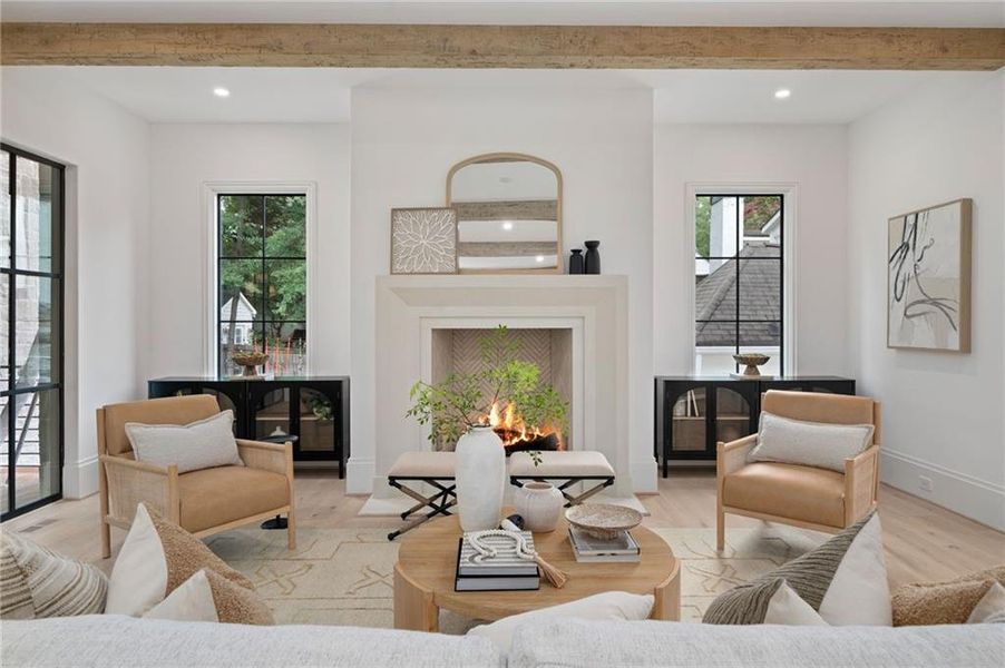 Furnished interior view inside a new home in , Atlanta (Image 51). Furnished interior view inside a new home in , Atlanta (Image 51).