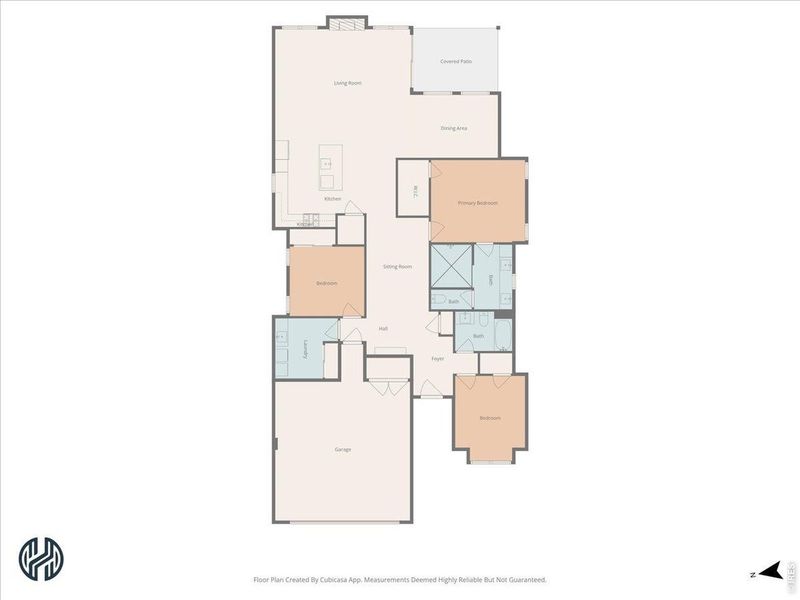 2D floor plan layout of this home in , Windsor, CO (Image 4).