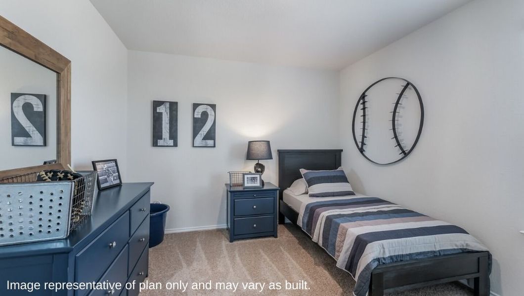 Furnished interior view inside a new home in Blue Ridge Ranch, San Antonio (Image 23).