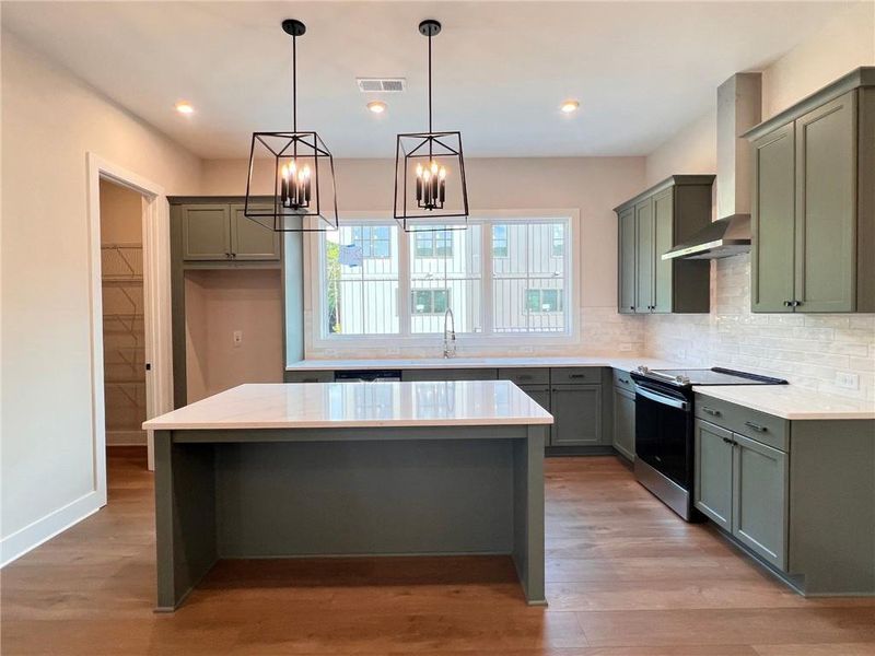 Furnished interior view inside a new home in , Alpharetta (Image 2). Furnished interior view inside a new home in , Alpharetta (Image 2).