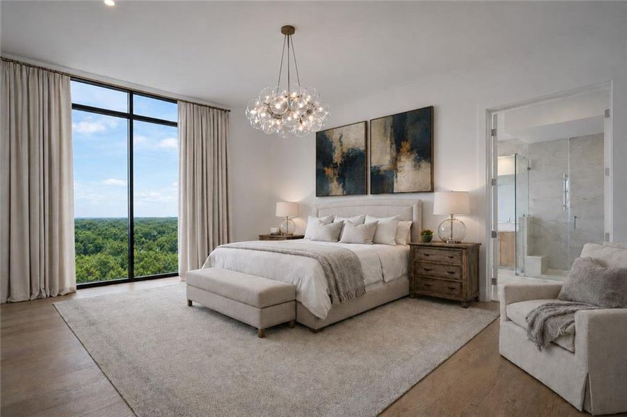 Furnished interior view inside a new home in The Dillon Buckhead, Atlanta (Image 16). Furnished interior view inside a new home in The Dillon Buckhead, Atlanta (Image 16).
