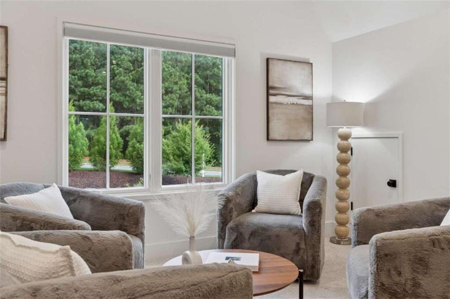 Furnished interior view inside a new home in , Roswell (Image 15).