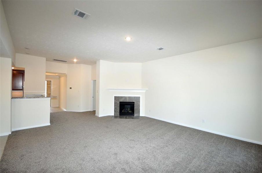 Family Room is bright and cheerful.