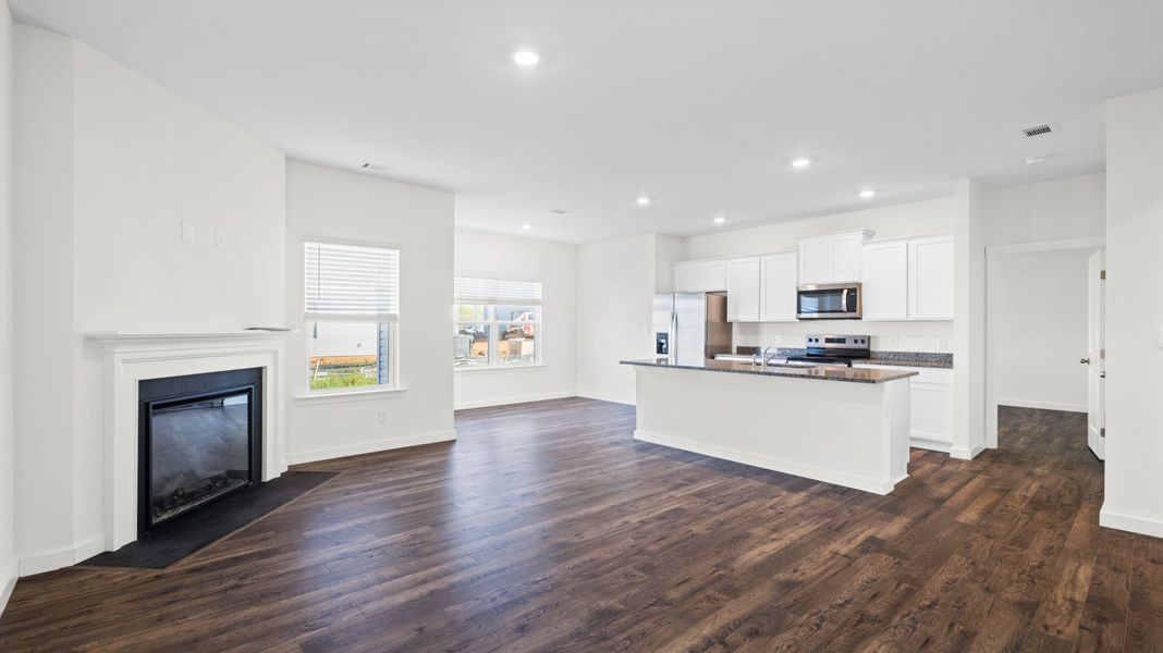 Representative unfurnished interior of a home built from the Salem by D.R. Horton in Hawks Landing, Apison (Image 19).