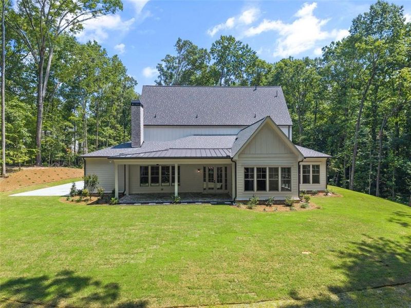 Exterior details and patio area of a home in , Woodstock (Image 4).