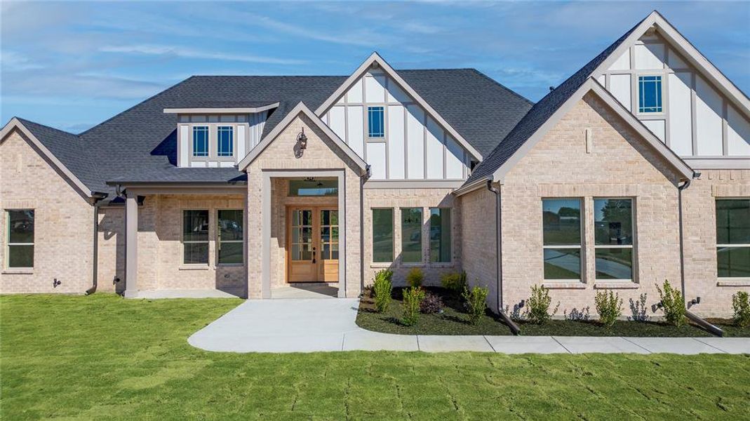 Front exterior of a new home in , Red Oak, TX, highlighting curb appeal (Image 19).