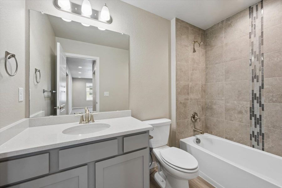 Furnished interior view inside a new home in Buffalo Highlands – Commerce City, Commerce City (Image 8).
