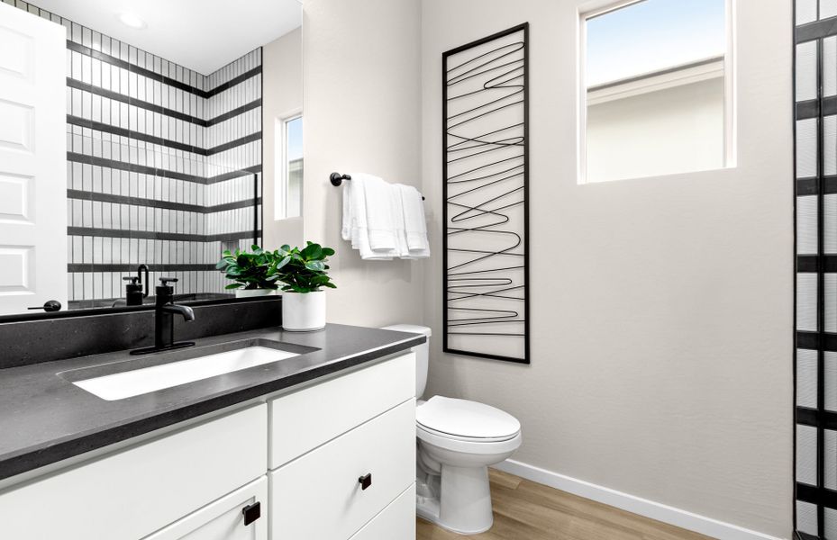 Representative furnished interior of a home built from the Verbena by Pulte Homes in Regent Hills - Meadow Series, Buckeye (Image 13).