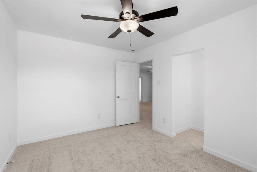 Representative Photo - Secondary Bedroom leading to Jack and Jill Bathroom