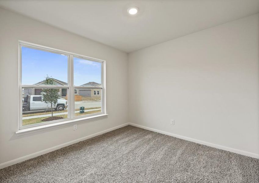 The third bedroom of the Rio Grande is a great space for a guest room.